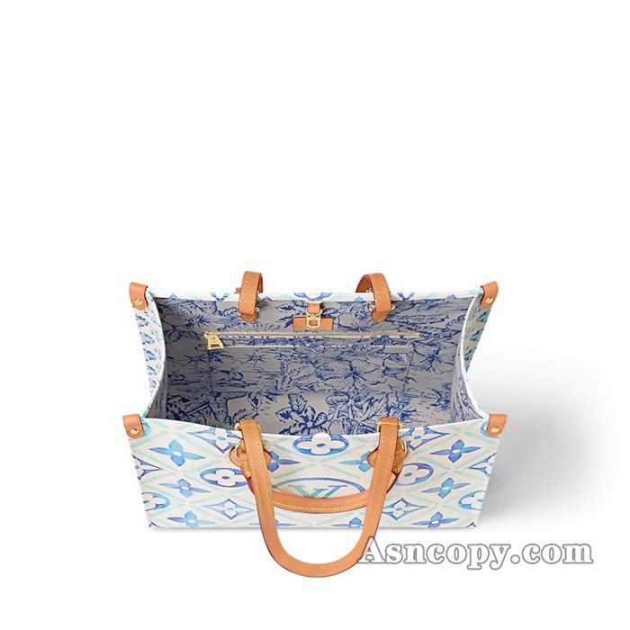 ルイヴィトンモノグラム･タイルオンザゴー MMトートバッグ  M11262ラグーン ブルー