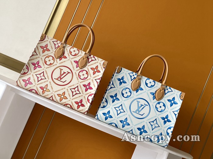 ルイヴィトンモノグラム･タイルオンザゴー MMトートバッグ  M11262ラグーン ブルー