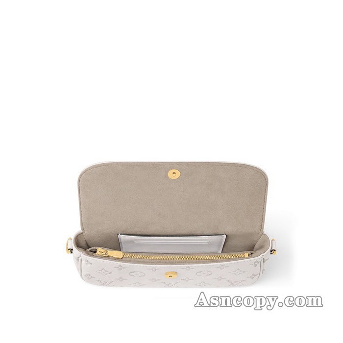 ルイヴィトンモノグラム・パターウォレット オン チェーン・アイビーショルダーバッグ M11299ホワイト