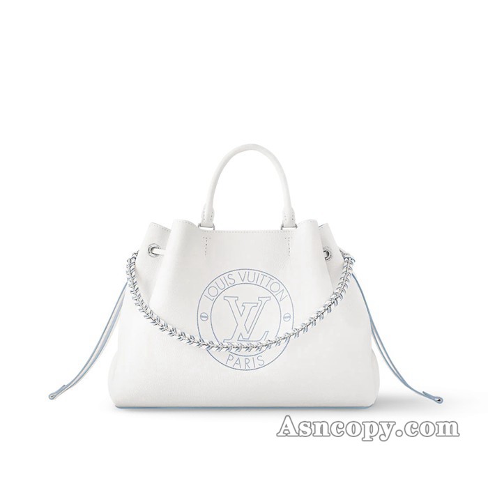 ルイヴィトンマヒナベラ･トートショルダーバッグ M11733ホワイト / ブルー