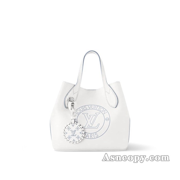 ルイヴィトンマヒナブロッサム PMショルダーバッグ M11734ホワイト / ブルー