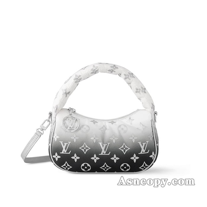 ルイヴィトンナイロンLV SKI ミニムーンショルダーバッグ  M11896フロスト