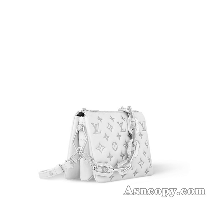 ルイヴィトンモノグラム･パターンクッサン BBショルダーバッグ  M11957ホワイト