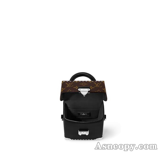 ルイヴィトンカーフレザーカメラボックス バイブショルダーバッグ  M12362ブラック