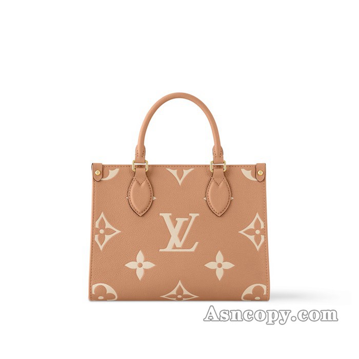 ルイヴィトンモノグラム･アンプラント オンザゴー PMトートバッグ  M12513アリゾナ / クレーム