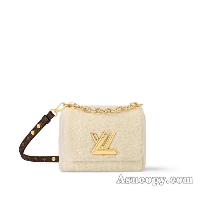 ルイヴィトンツイスト PMショルダーバッグ  M12777クレーム