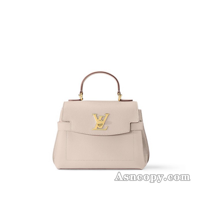 ルイヴィトングレインカーフレザーロックミー･エヴァー MINIショルダーバッグ  M21052グレージュ