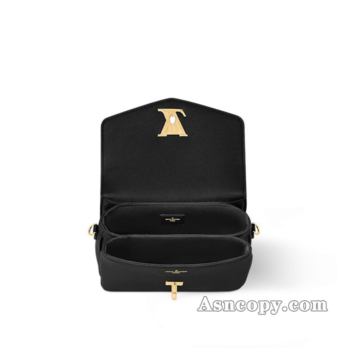 ルイヴィトングレインレザーオックスフォードショルダーバッグ  M22735ノワール