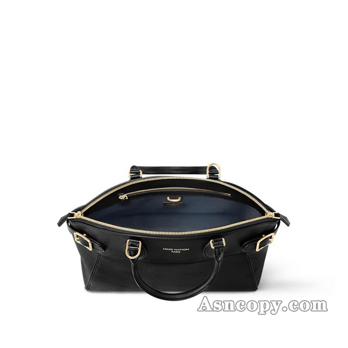 ルイヴィトントリヨンレザーヴァンドームトートバッグ  M22914ノワール