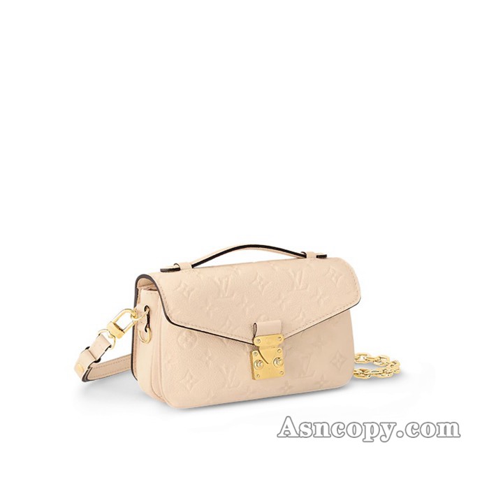 ルイヴィトンモノグラム･アンプラントポシェット･メティス EWショルダーバッグ  M22942クレーム