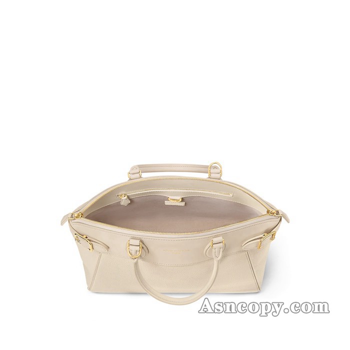 ルイヴィトントリヨンレザーヴァンドームトートバッグ  M23061クレーム