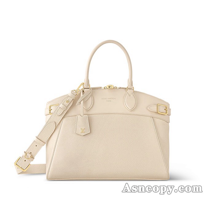 ルイヴィトントリヨンレザーヴァンドームトートバッグ  M23061クレーム