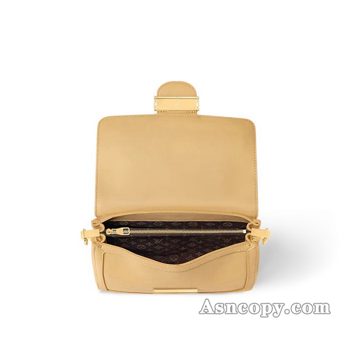 ルイヴィトンカーフレザードーフィーヌ ソフト MMショルダーバッグ  M25451アーバン イエロー