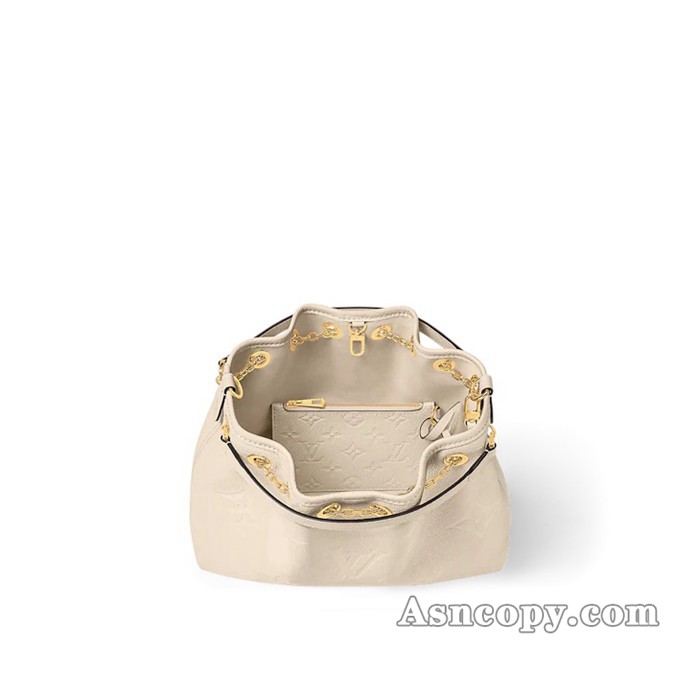 ルイヴィトンモノグラム･アンプラントLV バンドルショルダーバッグ  M25452クレーム