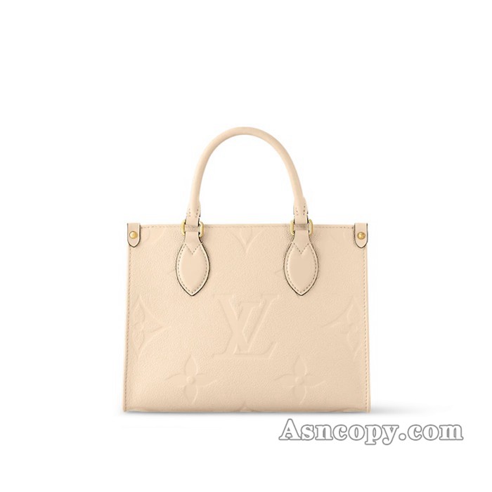 ルイヴィトンモノグラム･アンプラント オンザゴー PMトートバッグ  M46569クレーム