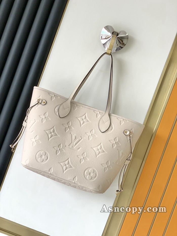 ルイヴィトンモノグラム･アンプラントネヴァーフル MMトートバッグ  M46676クレーム