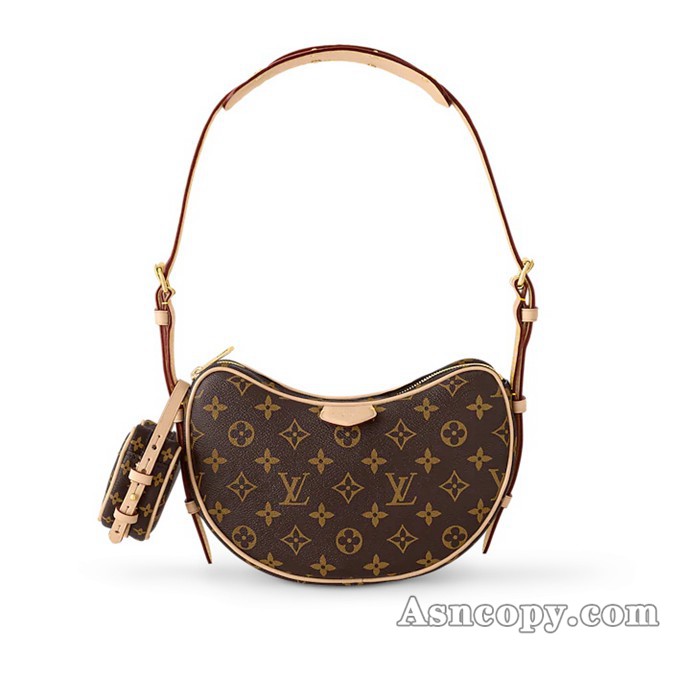 ルイヴィトンモノグラムクロワッサンショルダーバッグ  M46828