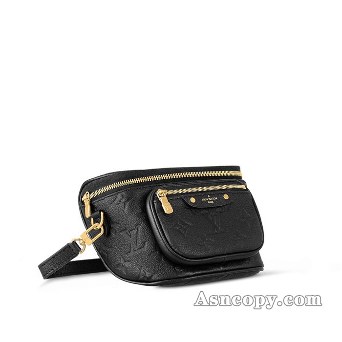 ルイヴィトンモノグラム･アンプラントミニ バムバッグショルダーバッグ  M46917ブラック