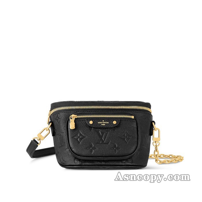 ルイヴィトンモノグラム･アンプラントミニ バムバッグショルダーバッグ  M46917ブラック