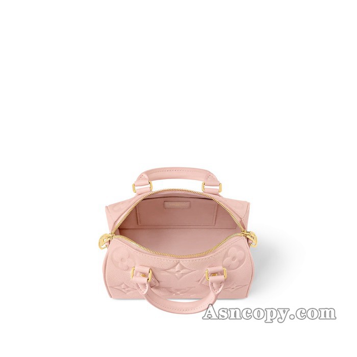 ルイヴィトンモノグラム・アンプラントスピーディ・バンドリエール 20ショルダーバッグ M47136オパール ピンク