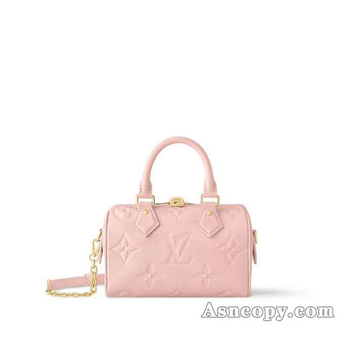 ルイヴィトンモノグラム･アンプラントスピーディ･バンドリエール 20ショルダーバッグ  M47136オパール ピンク