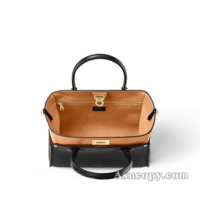 ルイヴィトンカーフレザーオンマイサイド MMトートバッグ  M53823