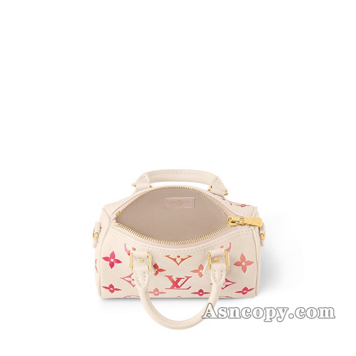 ルイヴィトンモノグラム・アンプラントナノ・スピーディショルダーバッグ M83452サンライズ・アクワレル