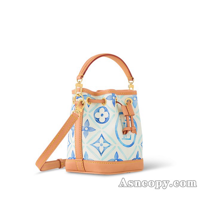 ルイヴィトンモノグラムナノ･ノエショルダーバッグ  M83620ラグーン ブルー