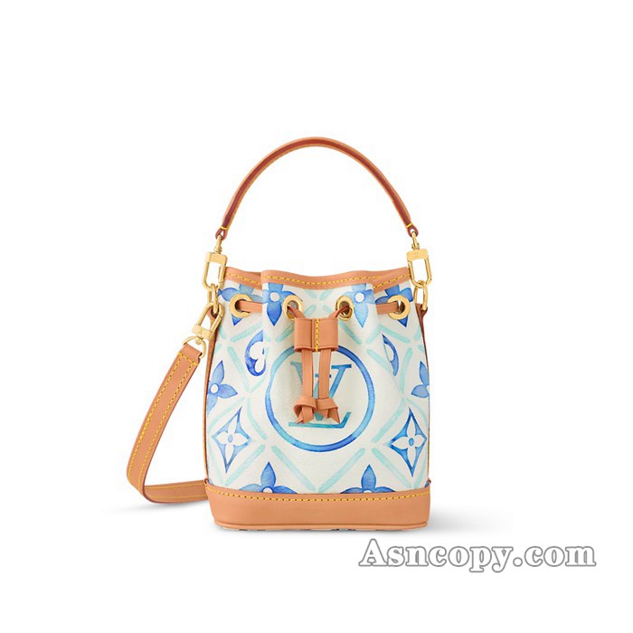 ルイヴィトンモノグラムナノ･ノエショルダーバッグ  M83620ラグーン ブルー