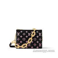 ルイヴィトンモノグラム･パターンクッサン BBショルダーバッグ  M12159ブラック / ピンク